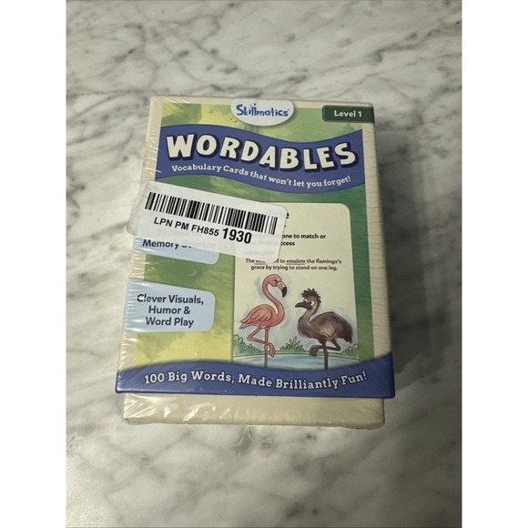 Skillmatics Other - Skillmatics Vocabulary Flash Cards for Kids - Learn 100 Words with Wordplay